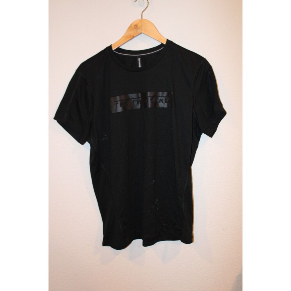 Ten Thousand durable logo tshirt short sleeve black size medium